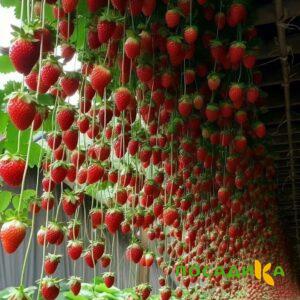 Клубника ампельная Анастасия купить по цене от 370р. в интернет-магазине «Посадика» с доставкой почтой в в Волгодонске и по всей России – [изображение №1].